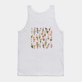 Feathers in Color Tank Top